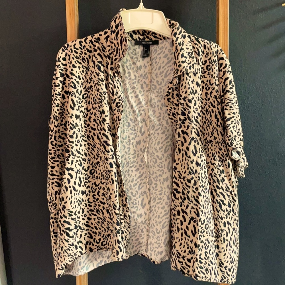 Forever 21 loose button down shirt
